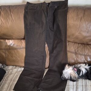Ralph Lauren Dark Brown Polo Jeans Straight Pants